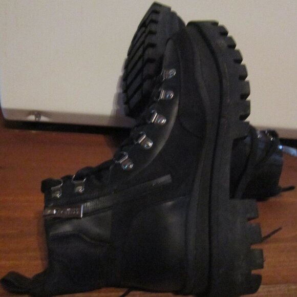 Vionic Jaxen Combat Boots Black Women's Size 8 Waterproof Lace-Up Latex-Free - Picture 7 of 12